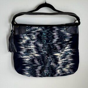 BANANA REPUBLIC Blue Cloth Hobo Bag Purse